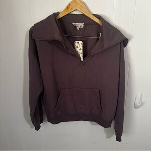 Hippie Rose Purple Pullover Hoodie